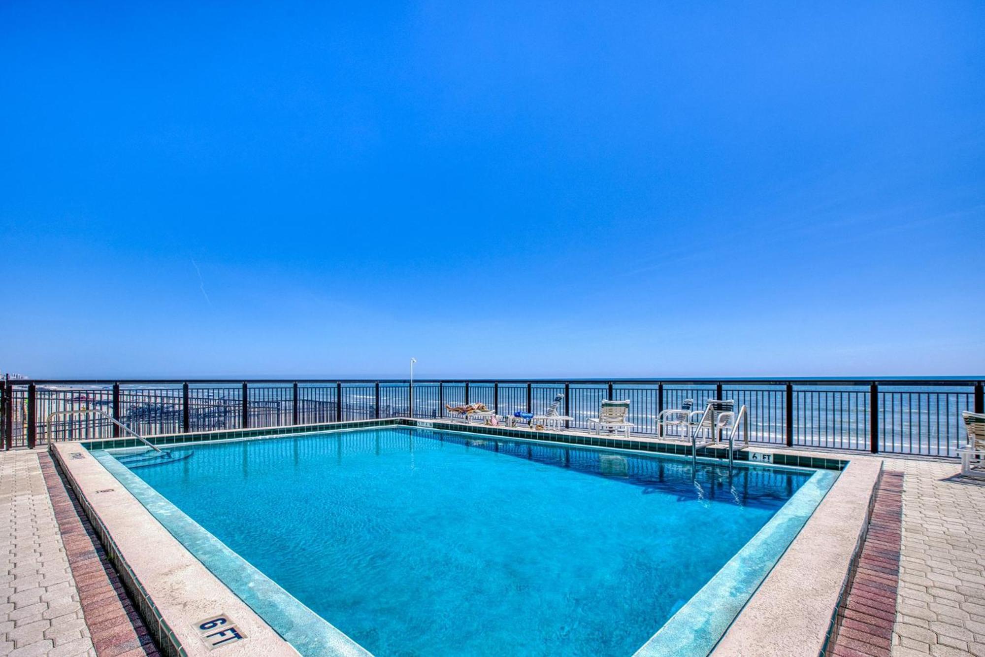 Ocean View With A Beachfront Pool At Ocean Trillium Condo ~ 702 뉴스머나비치 외부 사진