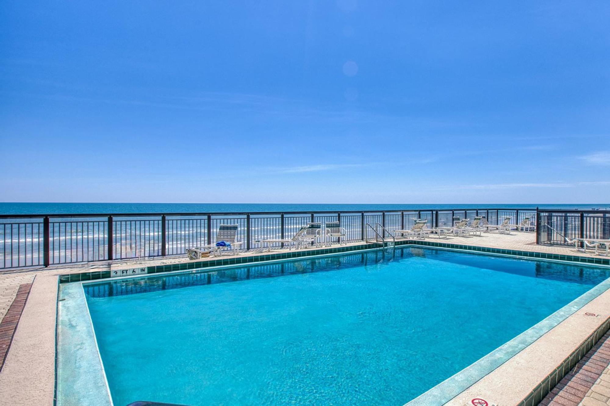 Ocean View With A Beachfront Pool At Ocean Trillium Condo ~ 702 뉴스머나비치 외부 사진